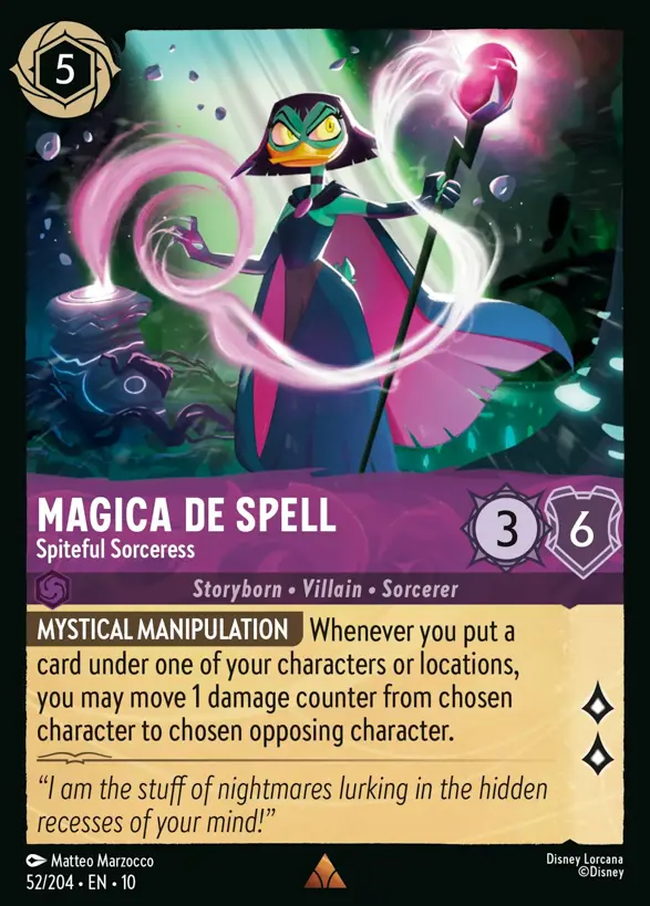 Magica De Spell - Spiteful Sorceress『52/204·EN·10』 Magica De Spell - Spiteful Sorceress『52/204·EN·10』