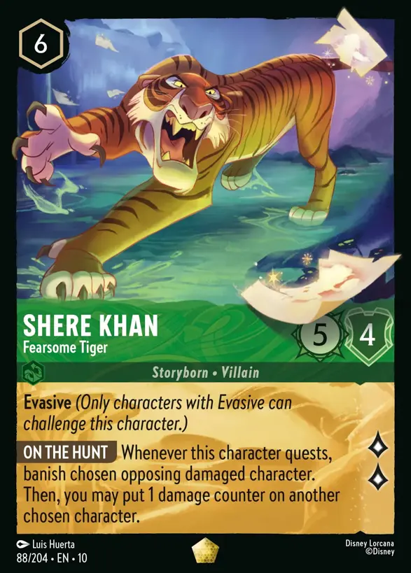 Shere Khan - Fearsome Tiger『88/204·EN·10』 Shere Khan - Fearsome Tiger『88/204·EN·10』