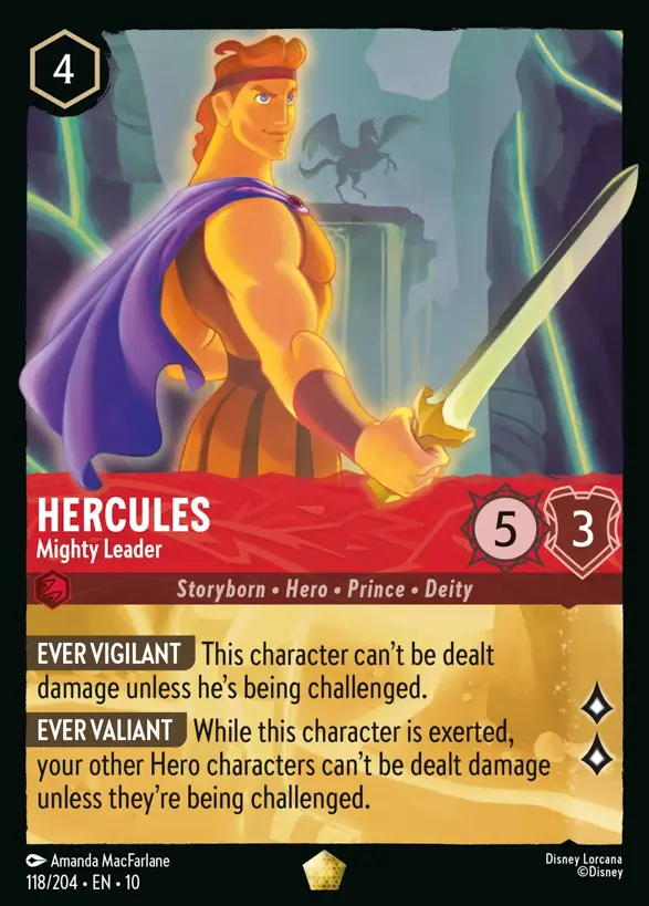 Hercules - Mighty Leader『118/204·EN·10』 Hercules - Mighty Leader『118/204·EN·10』