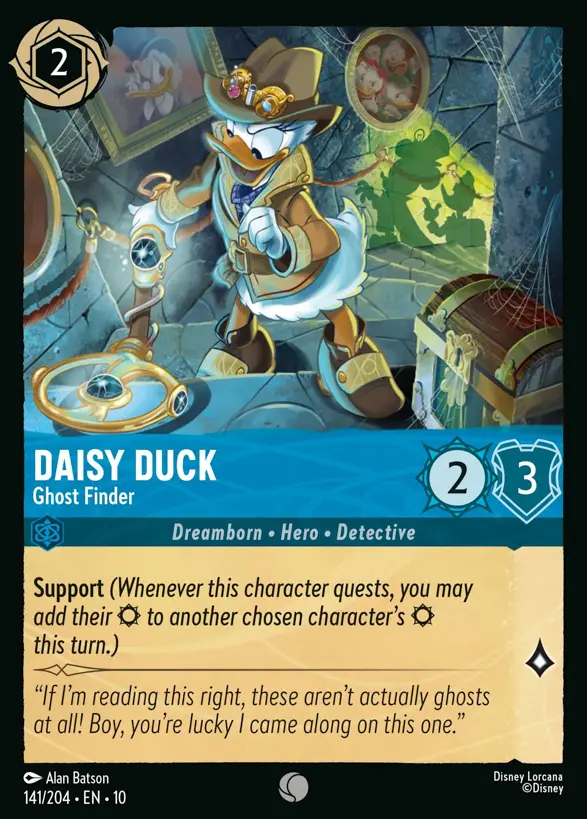 Daisy Duck - Ghost Finder『141/204·EN·10』 Daisy Duck - Ghost Finder『141/204·EN·10』