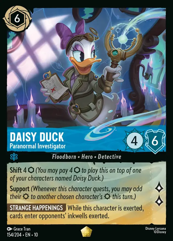 Daisy Duck - Paranormal Investigator『154/204·EN·10』 Daisy Duck - Paranormal Investigator『154/204·EN·10』