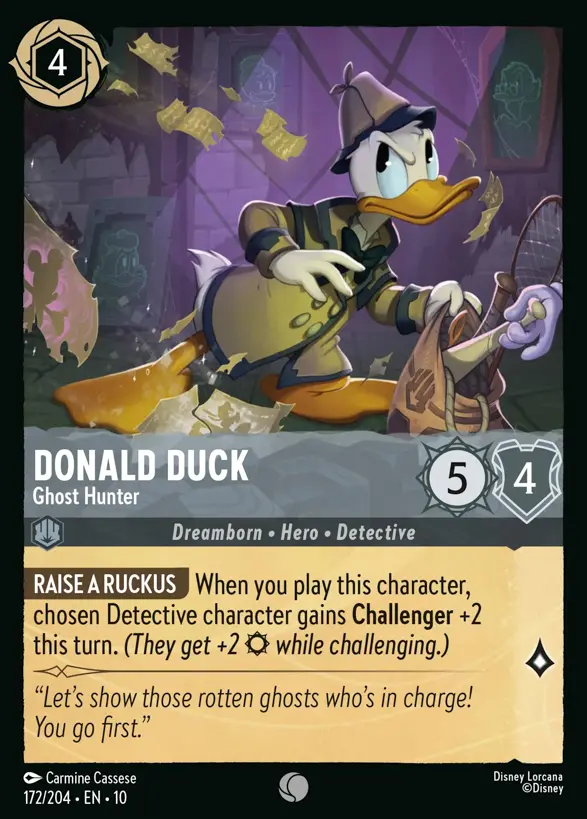Donald Duck - Ghost Hunter『172/204·EN·10』 Donald Duck - Ghost Hunter『172/204·EN·10』