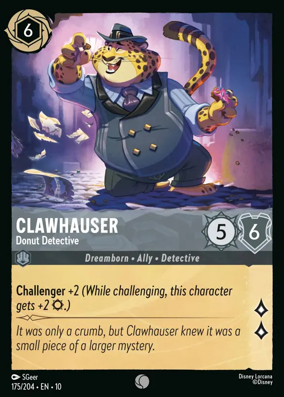 Clawhauser - Donut Detective『175/204·EN·10』 Clawhauser - Donut Detective『175/204·EN·10』