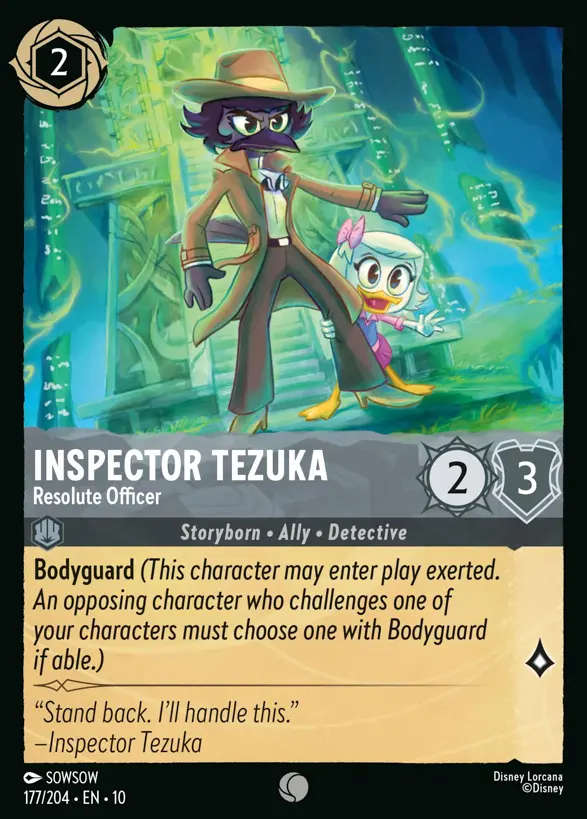 Inspector Tezuka - Resolute Officer『177/204·EN·10』 Inspector Tezuka - Resolute Officer『177/204·EN·10』