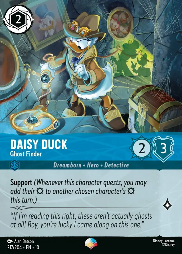 Daisy Duck - Ghost Finder『217/204·EN·10』 Daisy Duck - Ghost Finder『217/204·EN·10』