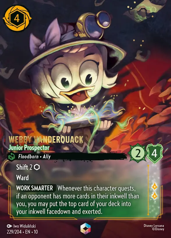 Webby Vanderquack - Junior Prospector『229/204·EN·10』 Webby Vanderquack - Junior Prospector『229/204·EN·10』