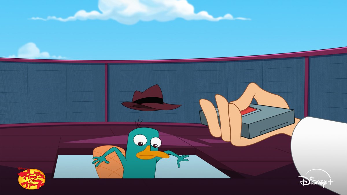 フィニアスたちが創造的な発明をするシーン