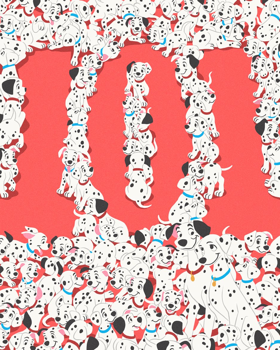 101匹わんちゃん 65周年記念イラスト