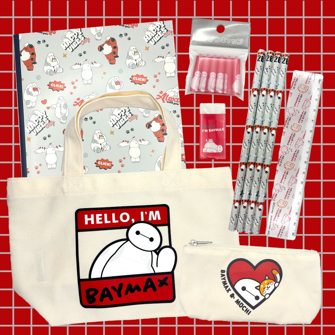 しまむらコラボのトートバッグとステーショナリーセット