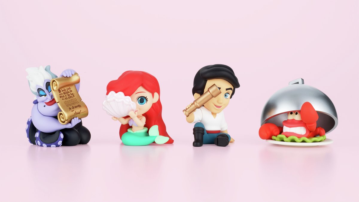 アースラがかくれんぼするリトルマーメイドのフィギュア