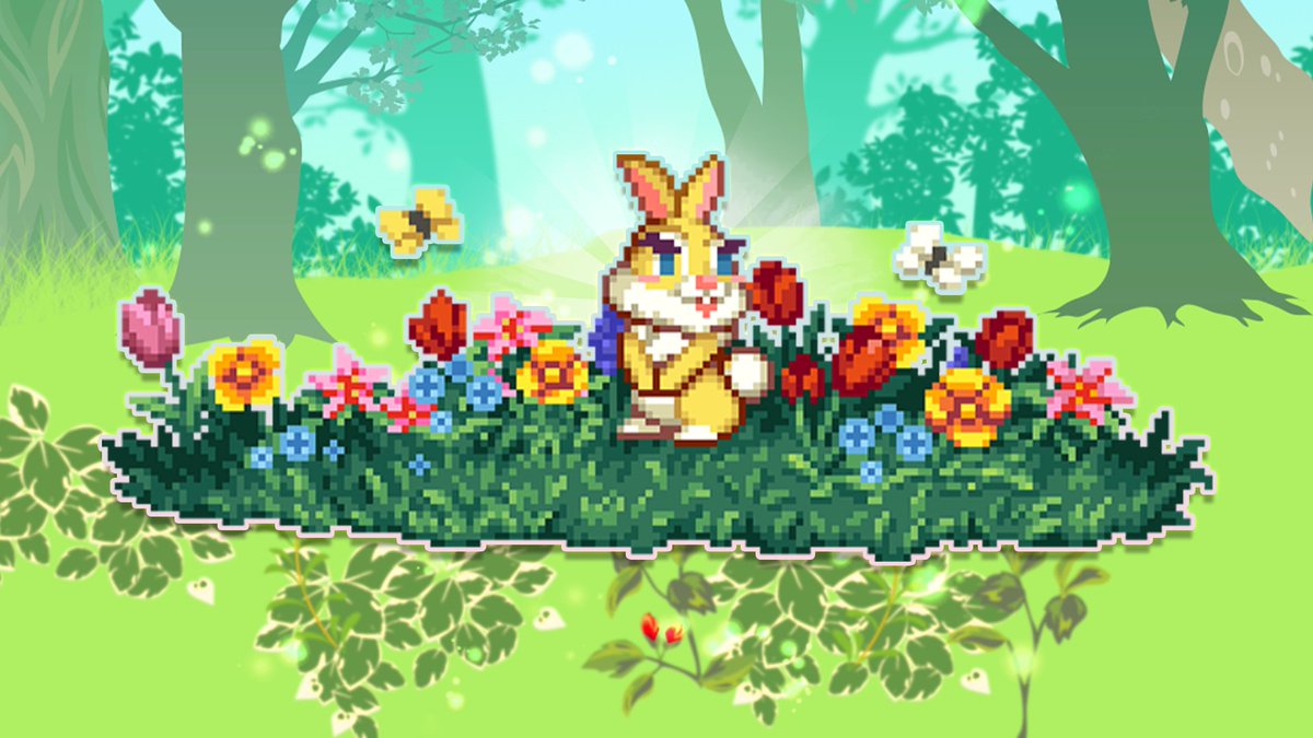 フラワーラビット ミス・バニー EXのイラスト