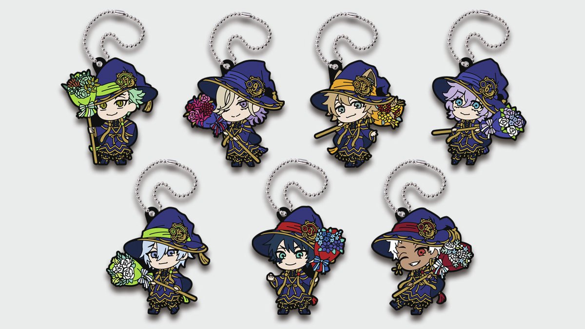 ツイステッドワンダーランド ブルームバースデー ラバーキーホルダー