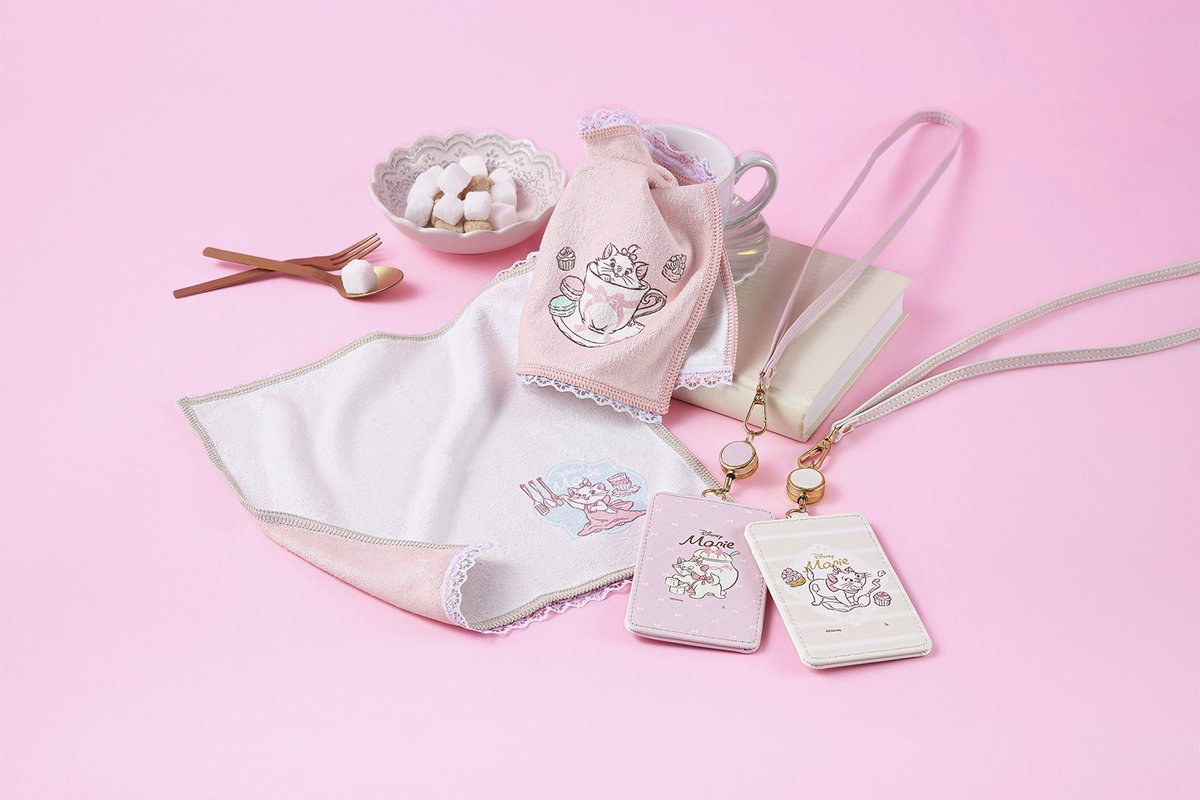 THREEPPYのディズニーキャラクターグッズ。おしゃれキャットのマリーなどが描かれたアイテム