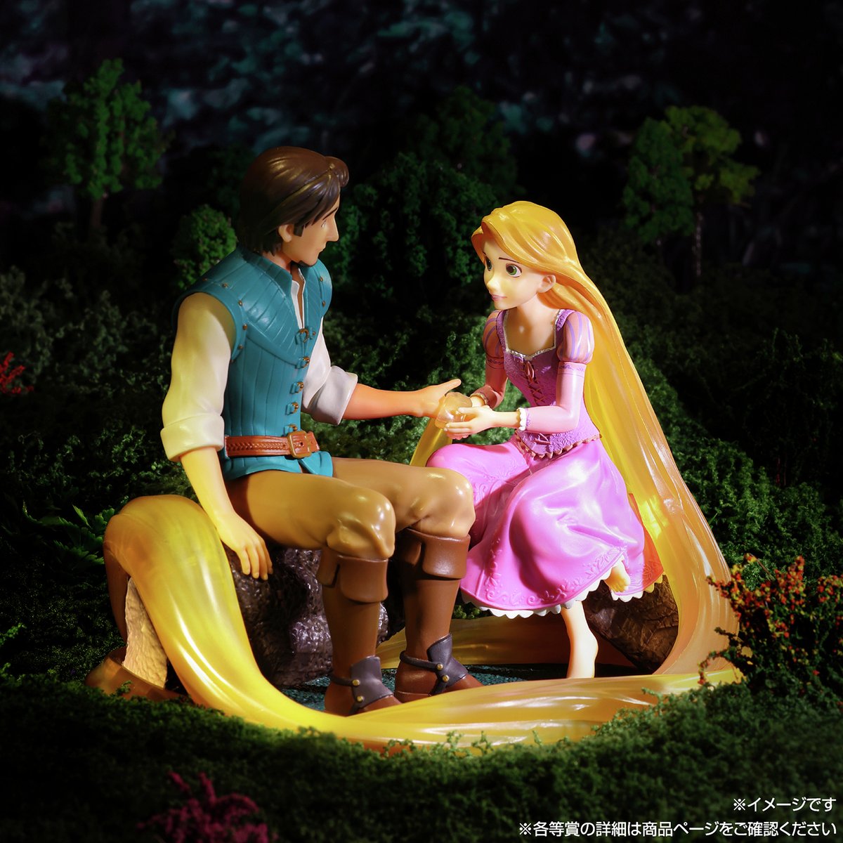 ラプンツェルやアリエルの一番くじフィギュア