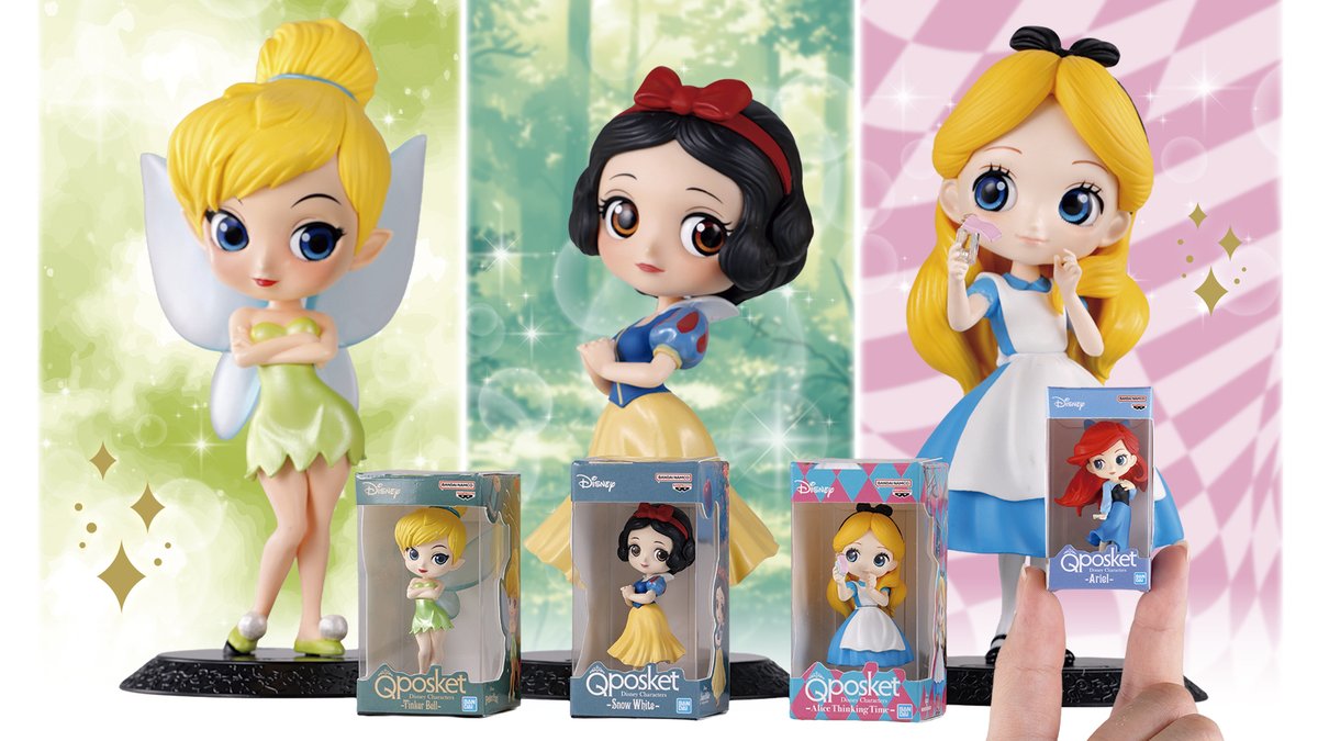 ディズニーキャラクターQ posketミニチュアコレクション4のラインナップ