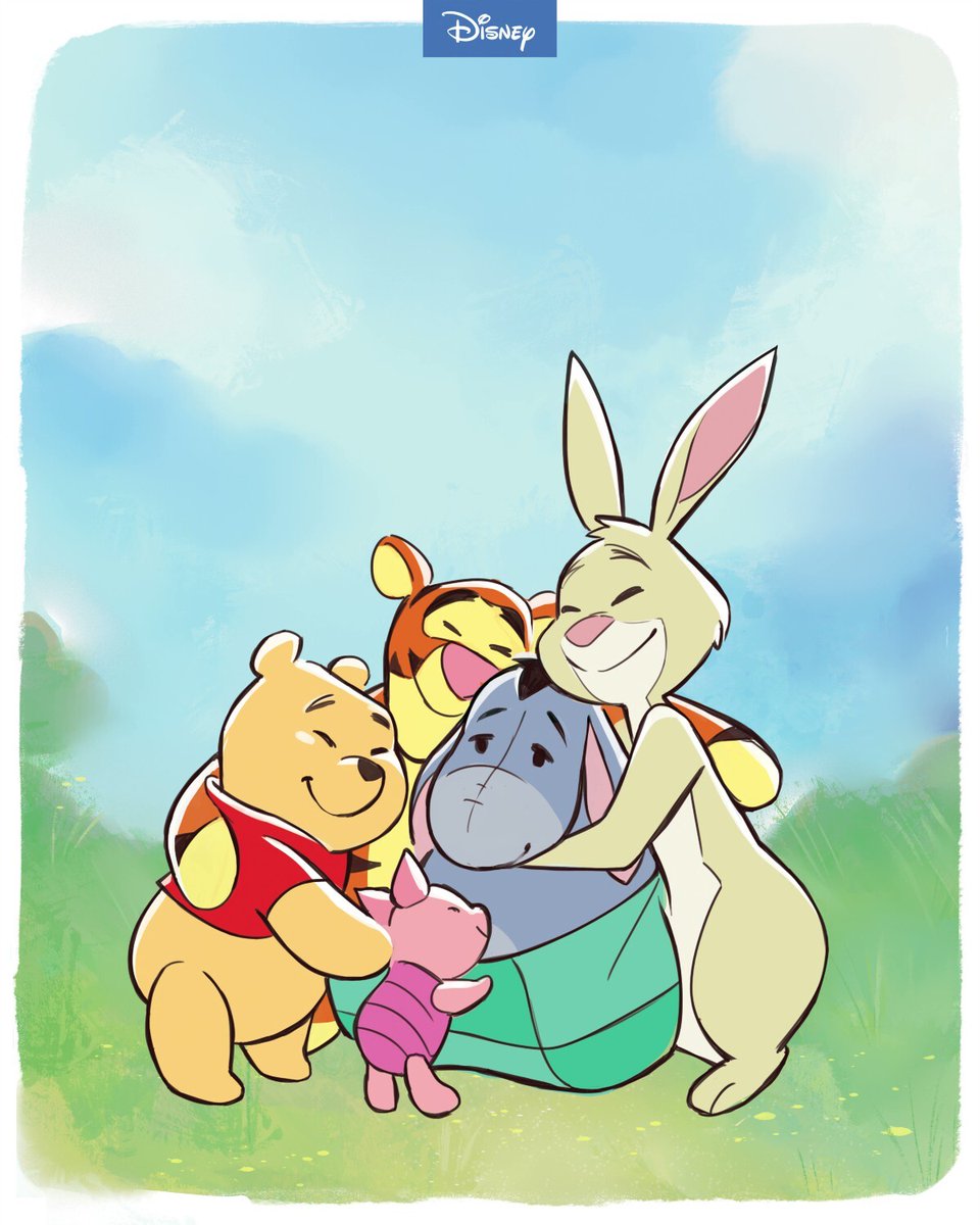 プーさんと仲間たちの森の冒険イラスト