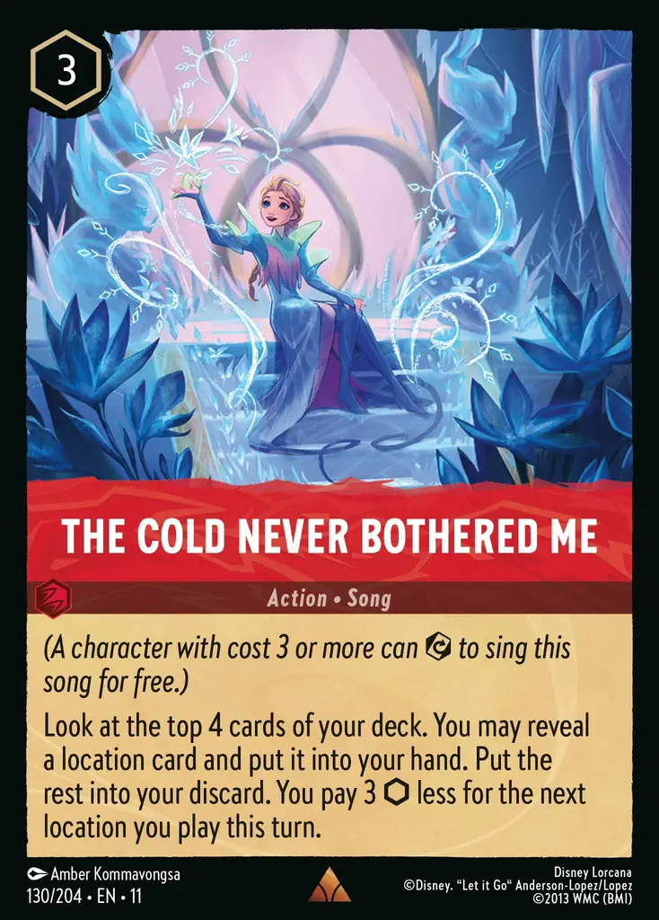 The Cold Never Bothered Me