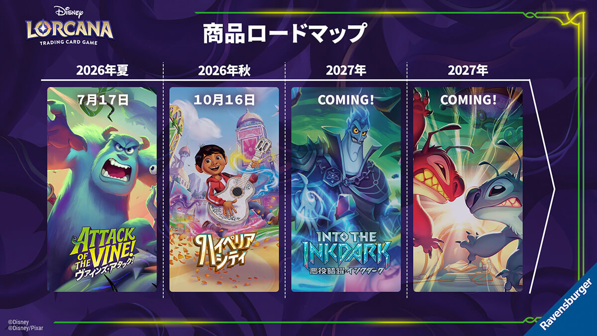 ディズニーロルカナ今後の商品ロードマップ