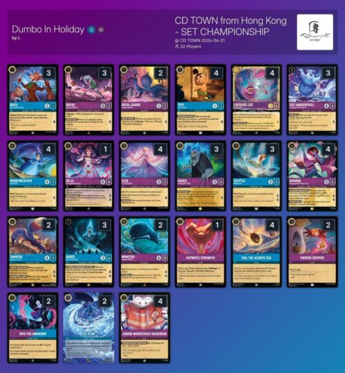 inkDecksが香港・米国Set Championship優勝デッキ公開 Dumbo in HolidayとWoof